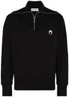 Marine Serre Black Moon Turtleneck Sweatshirt Comfortable Solid Color T134BROWNSM Marine Serre Black Moon Turtleneck Sweatshirt Comfortable Solid Color T134BROWNSM