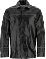 Marine Serre Black Solid Color Single-Breasted Long Sleeve Jacket MJA023CLEA0004BK99 Marine Serre Black Solid Color Single-Breasted Long Sleeve Jacket MJA023CLEA0004BK99