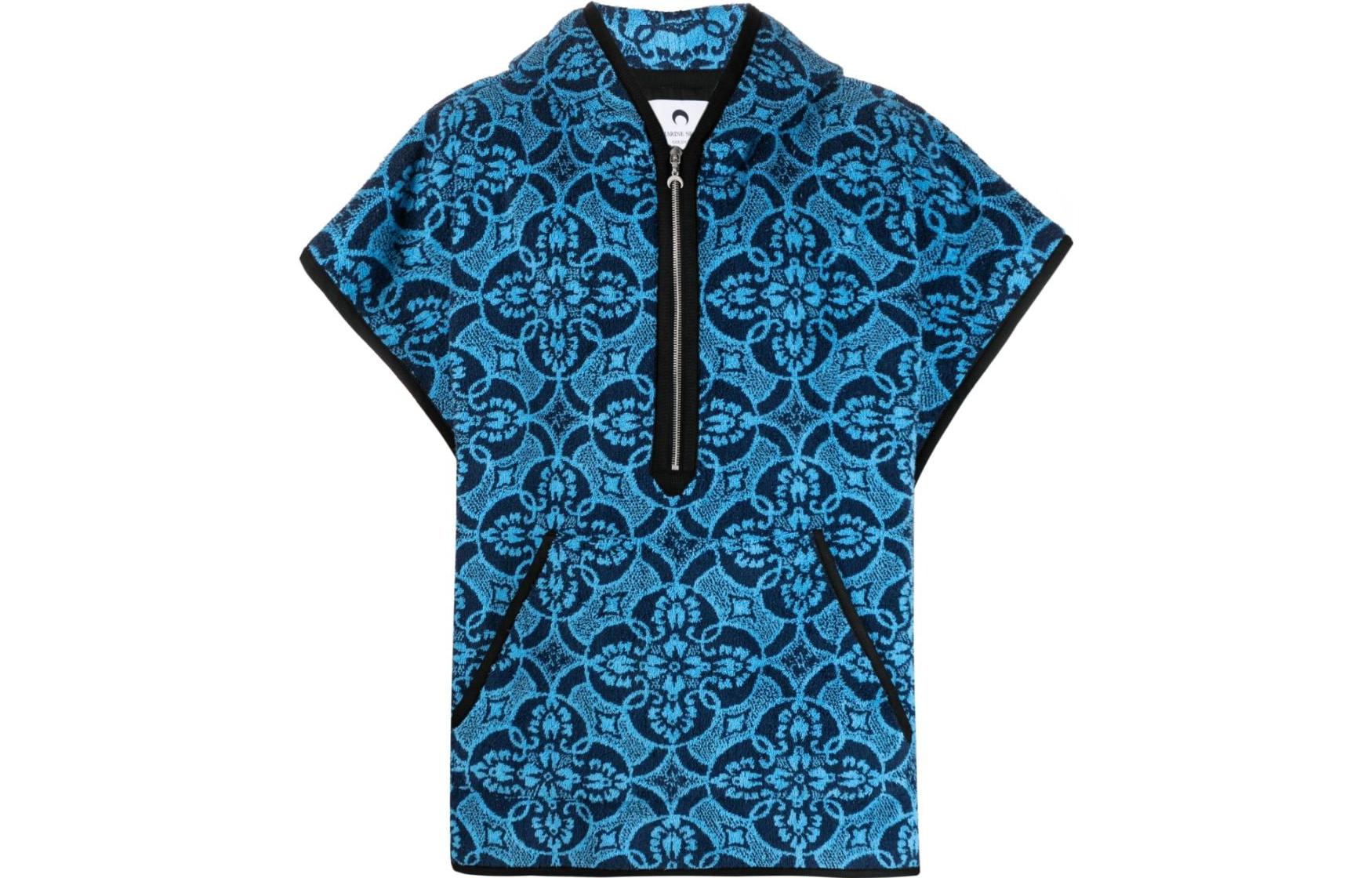 Marine Serre Crewneck Plain Long Sleeve Sweatshirt White () MTO069CJER0009WH10