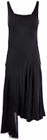 Marine Serre FW21 Asymmetric Sleeveless Dress Black D002FW20WCU0001BLACK Marine Serre FW21 Asymmetric Sleeveless Dress Black D002FW20WCU0001BLACK