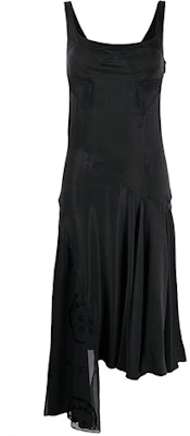 Marine Serre FW21 不對稱無袖連身裙 黑色 D002FW20WCU0001BLACK Order Marine Serre FW21 不對稱無袖連身裙 黑色 D002FW20WCU0001BLACK