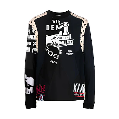 Marine Serre FW21 Solid Color Fleece Hoodie Jacket Black () T082FW20MU