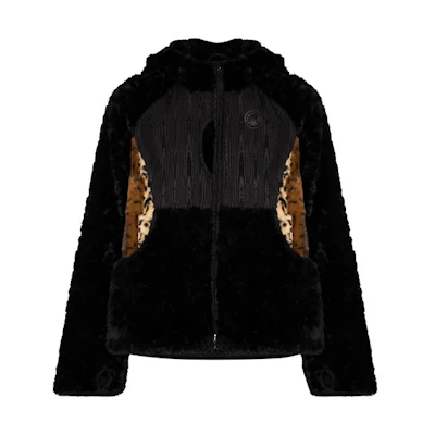 Marine Serre FW21 Wave Comfort Jacket Unisex Black J050FW21MWOTPL000100