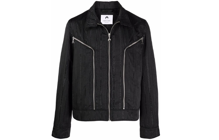 Marine Serre FW22 Beige Patchwork Single-Breasted Long Sleeve Jacket Unisex J069FW22XUWOVCO002509BEIGE