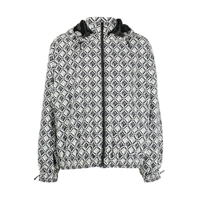 Marine Serre FW22 Quilted Collar Jacket for Men Multicolor Patchwork J094FW22MWOTWO00200