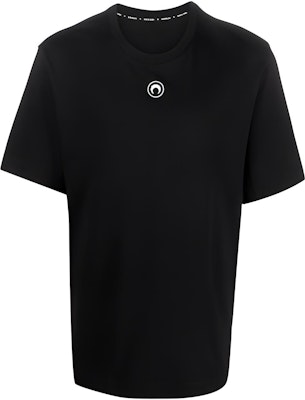 Marine Serre FW23 新月印花黑色短袖圓領T恤 男款 MTO096BK99 Buy Marine Serre FW23 新月印花黑色短袖圓領T恤 男款 MTO096BK99