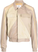 Marine Serre FW23 Patchwork Leather Jacket - Beige J105SS23MULEALE011 Marine Serre FW23 Patchwork Leather Jacket - Beige J105SS23MULEALE011