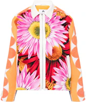 Marine Serre FW24 Pink Jacquard Full-Zip Comfort Long Sleeve Jacket - MJA051MU00-PINK Marine Serre FW24 Pink Jacquard Full-Zip Comfort Long Sleeve Jacket - MJA051MU00-PINK