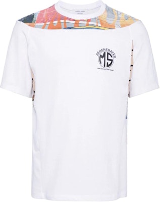 Marine Serre 圖案印花圓領白色T恤 FW24 短袖上衣 MTT080WH10-WHITE Buy Marine Serre 圖案印花圓領白色T恤 FW24 短袖上衣 MTT080WH10-WHITE