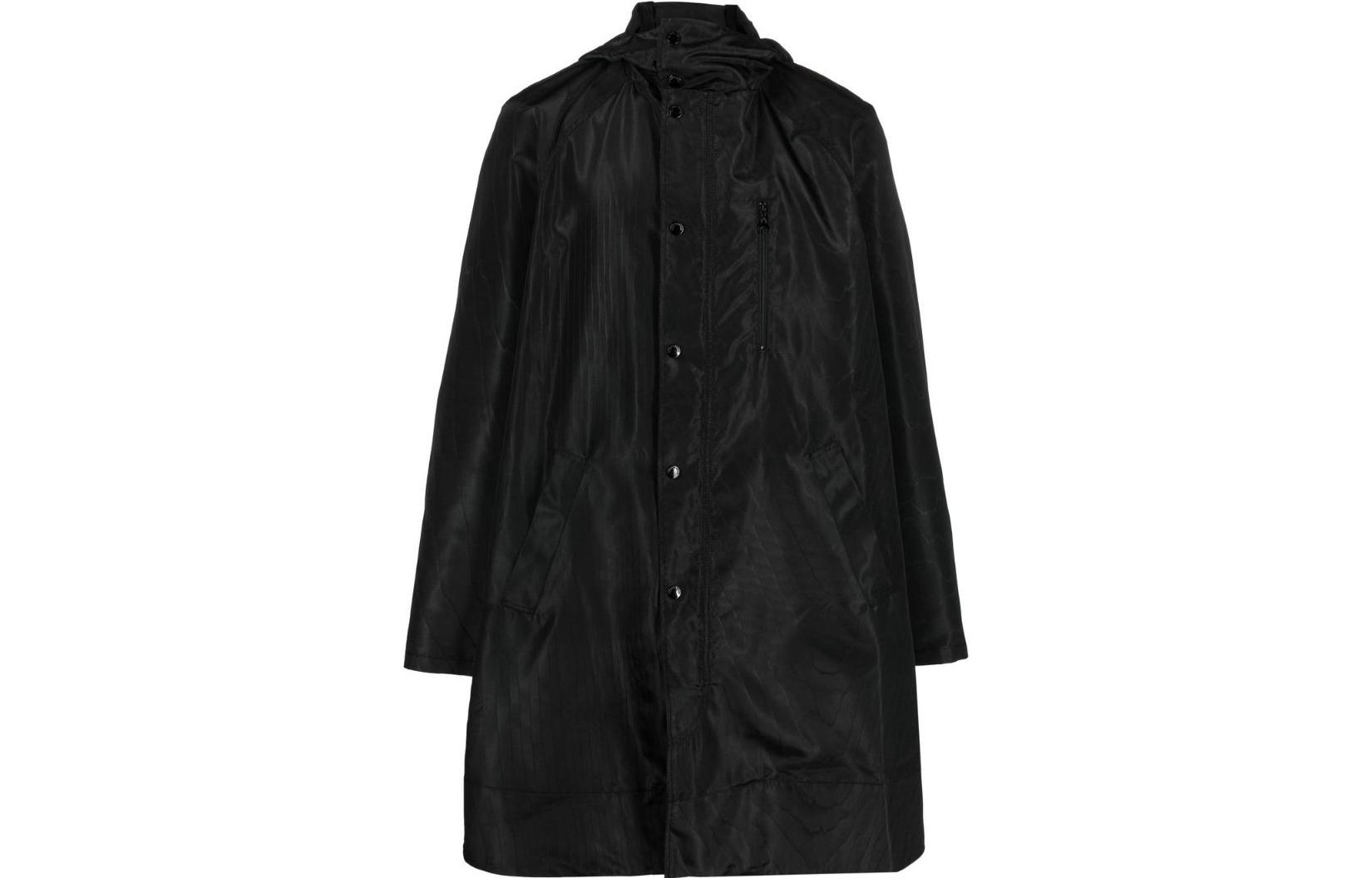 Marine Serre Loose Fit Zip Long Sleeve Jacket - Blue J105MUDENCO000406