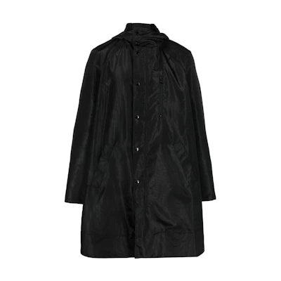 Marine Serre Loose Fit Zip Long Sleeve Jacket - Blue J105MUDENCO000406