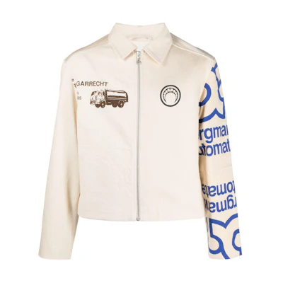 Marine Serre Patchwork Silk Hooded Jacket Unisex Colorblock Design J090SS22XUWOVSE0001101