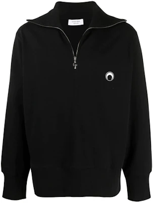 Marine Serre 黑色圖案半拉鍊外套 T134SS21MCO0021 Buy Marine Serre 黑色圖案半拉鍊外套 T134SS21MCO0021