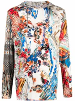 Marine Serre SS22 Floral Print Hoodie Multicolor () T264SS22MJERVI03411 Marine Serre SS22 Floral Print Hoodie Multicolor () T264SS22MJERVI03411