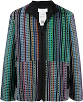 Marine Serre SS22 Woven Long Sleeve Jacket Black () J091SS22MU10 Marine Serre SS22 Woven Long Sleeve Jacket Black () J091SS22MU10