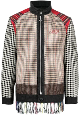 Marine Serre SS23 千鳥格拼接外套 棕色 J050FW2222MUWOVO0001 Buy Marine Serre SS23 千鳥格拼接外套 棕色 J050FW2222MUWOVO0001