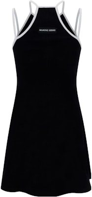 Marine Serre SS23 Logo Sleeveless Bodycon Dress Hitam D195SS23WJERCO002200 Lookbook Marine Serre SS23 Logo Sleeveless Bodycon Dress Hitam D195SS23WJERCO002200