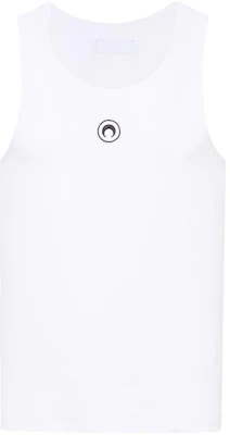 Marine Serre SS24 Graphic Print Sleeveless White Tank Top for Men. MTT081CJER0011-WHITE Buy Marine Serre SS24 Graphic Print Sleeveless White Tank Top for Men. MTT081CJER0011-WHITE