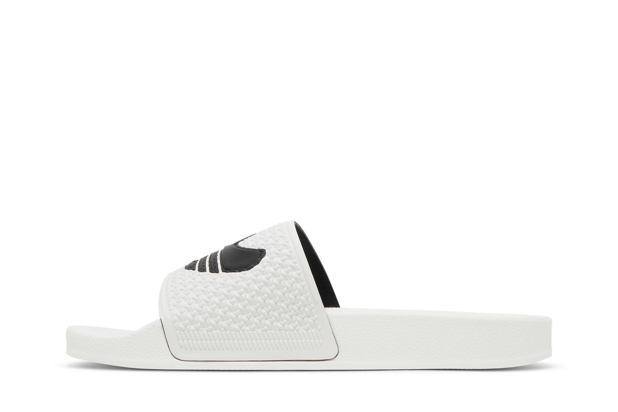 Lookbook Mark Gonzales x adidas Shmoofoil 拖鞋 '白色黑色' FY6848