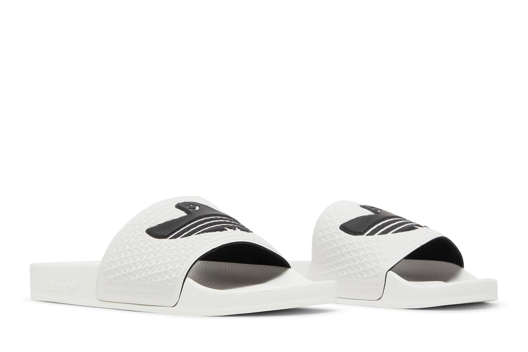 Cheap Mark Gonzales x adidas Shmoofoil 拖鞋 '白色黑色' FY6848