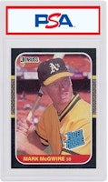 Mark McGwire 1987 Donruss Rookie #46 Mark McGwire 1987 Donruss Rookie #46