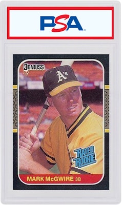 Mark McGwire 1987 Donruss Rookie #46 Buy Mark McGwire 1987 Donruss Rookie #46