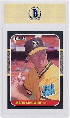 Mark McGwire 1987 Donruss Rookie #46 Order Mark McGwire 1987 Donruss Rookie #46