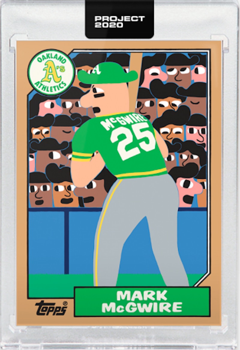 Mark McGwire 1987 Topps Project 2020 Keith Shore  /1199 #28