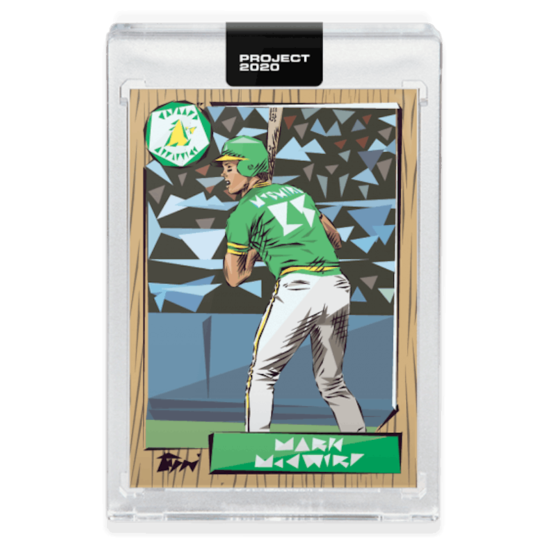 Mark McGwire 1987 Topps Project 2020 Naturel  /2687 #60