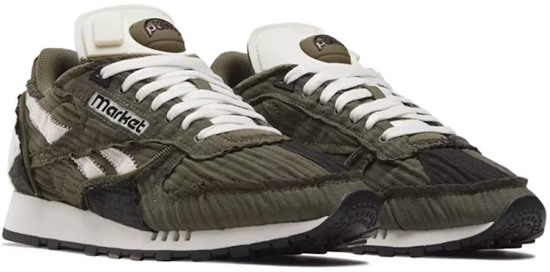 Market x Reebok 经典皮革Pump '军绿色' 100069830 Order Market x Reebok 经典皮革Pump '军绿色' 100069830