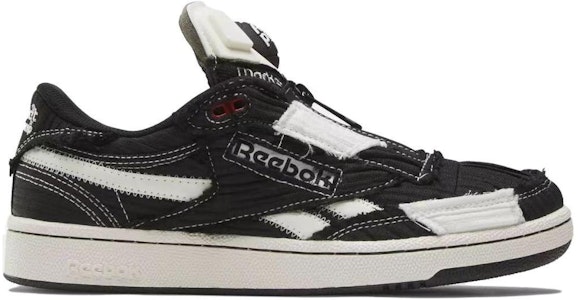 Market x Reebok Club C 85 Pump 'Hitam Chalk' 100069831 Order Market x Reebok Club C 85 Pump 'Hitam Chalk' 100069831