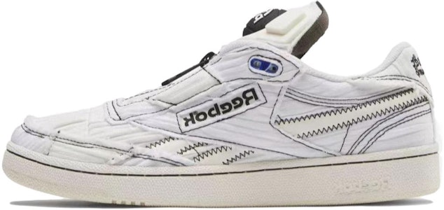 Market x Reebok Club C 85 Pump 'Chalk Hitam' 100069832 Buy Market x Reebok Club C 85 Pump 'Chalk Hitam' 100069832