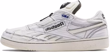 Market x Reebok Club C 85 Pump 'Chalk Black' 100069832 Market x Reebok Club C 85 Pump 'Chalk Black' 100069832