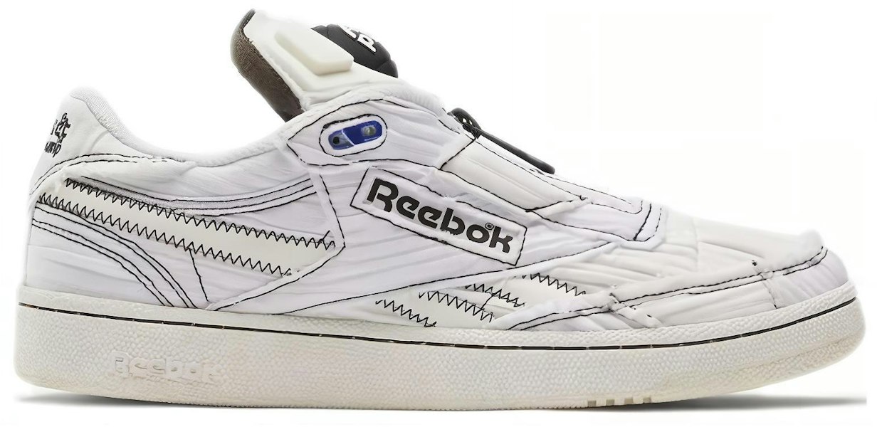 Market x Reebok Club C 85 Pump ''Chalk Nero'' 100069832 Lookbook Market x Reebok Club C 85 Pump ''Chalk Nero'' 100069832