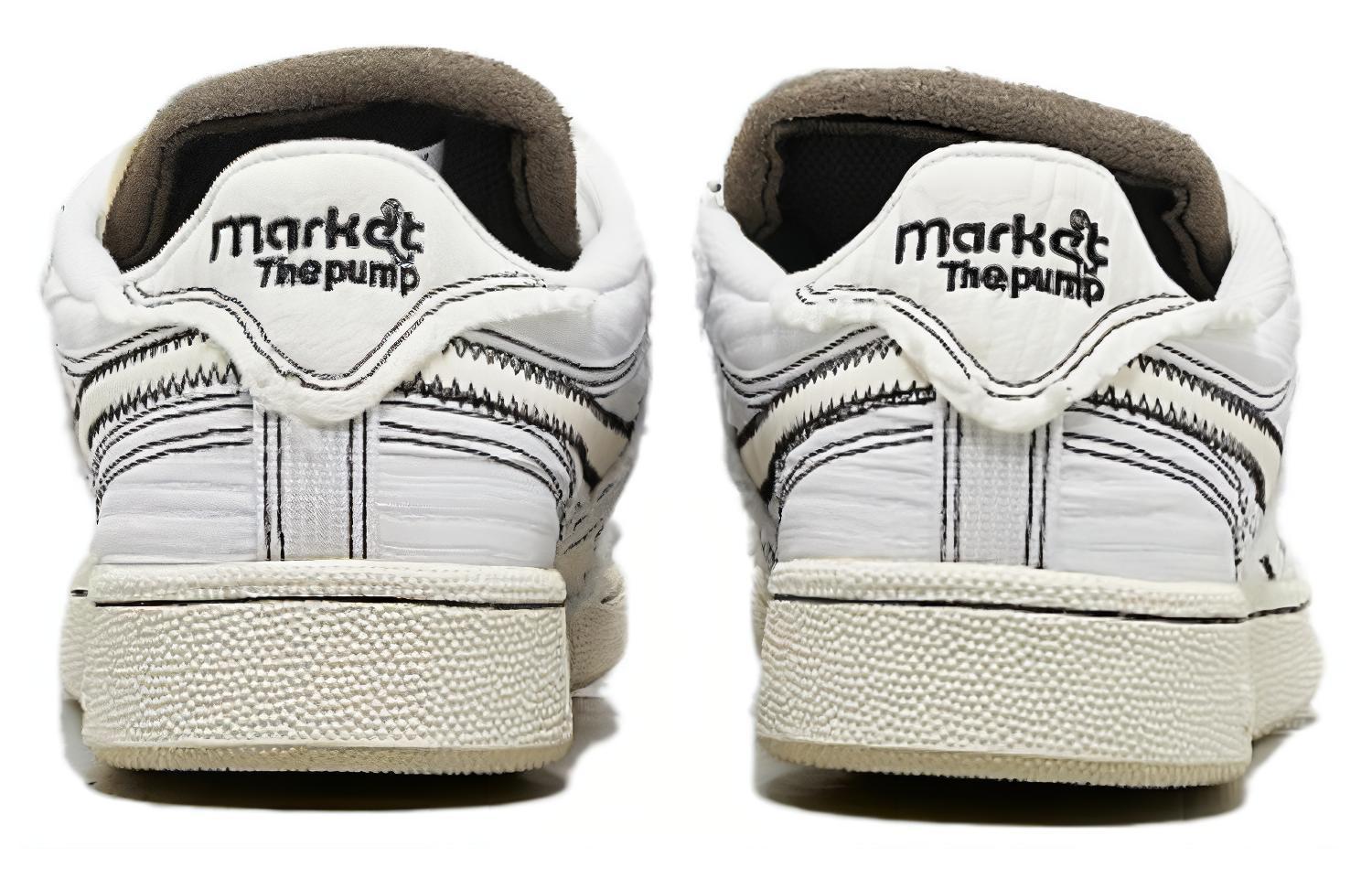 Purchase Market x Reebok Club C 85 Pump ''Chalk Nero'' 100069832