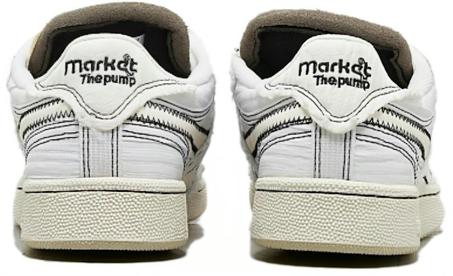Market x Reebok Club C 85 Pump ''Chalk Nero'' 100069832 Purchase Market x Reebok Club C 85 Pump ''Chalk Nero'' 100069832