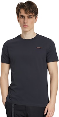 MARNI Black Letter Print Short Sleeve T-Shirt. HUMU0198X1-UTCZ57-00B99 Shop MARNI Black Letter Print Short Sleeve T-Shirt. HUMU0198X1-UTCZ57-00B99