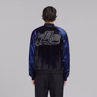 Shop MARNI Jaket Hitam Zip-Up dengan Poket Patchwork JUMU0154QSTV79200N99