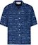 Order MARNI Blue Short-Sleeve Shirt with Letter Print and Square Neck Design. CUJU0017A0-USCV36-JQB50