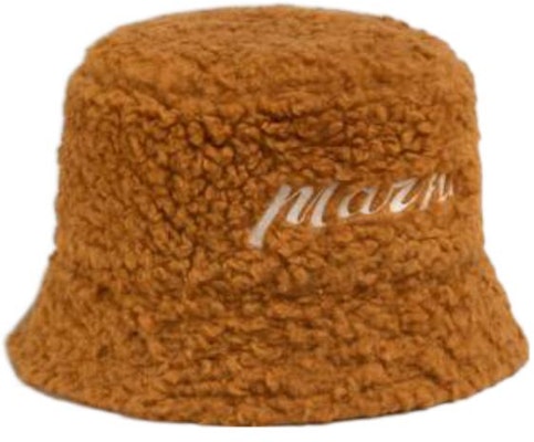 MARNI Brown Acrylic Bucket Hat with Letter Embroidery. CLZC0110S0UTA11700M07 Buy MARNI Brown Acrylic Bucket Hat with Letter Embroidery. CLZC0110S0UTA11700M07