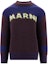 Order MARNI Brown Colorblock Letter Print Turtleneck Sweater GCMG0345Q0-UFWH13-MLM80