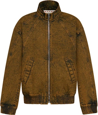 MARNI Brown Stand Collar Pocket Jacket JUJU0038A0-USCV35-MMY56 Order MARNI Brown Stand Collar Pocket Jacket JUJU0038A0-USCV35-MMY56