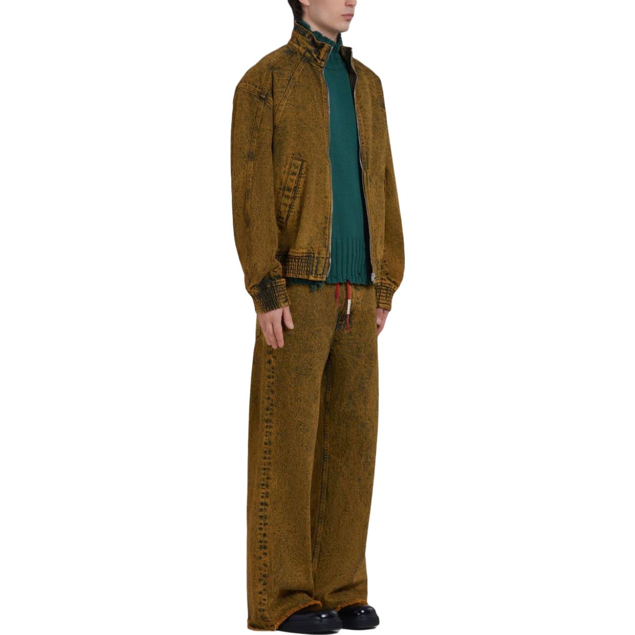 Purchase Jaket Poket Kolar Berdiri Coklat MARNI JUJU0038A0-USCV35-MMY56