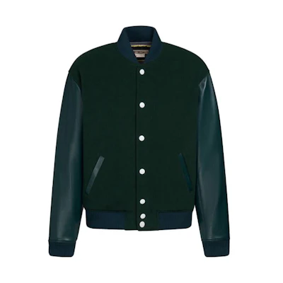 MARNI Green Embroidered Logo Stand Collar Long Sleeve Jacket JUMU0138LS-UTW994-00V89