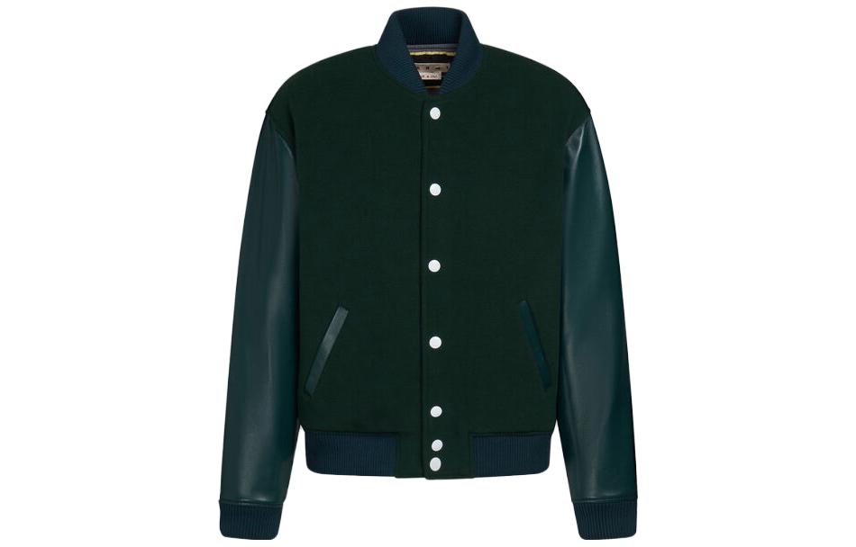 Order MARNI 綠色刺繡logo立領長袖外套 JUMU0138LS-UTW994-00V89