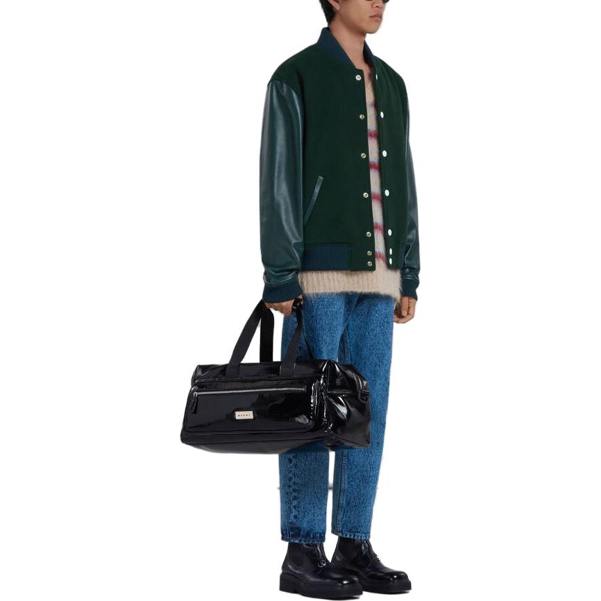 Purchase MARNI 綠色刺繡logo立領長袖外套 JUMU0138LS-UTW994-00V89