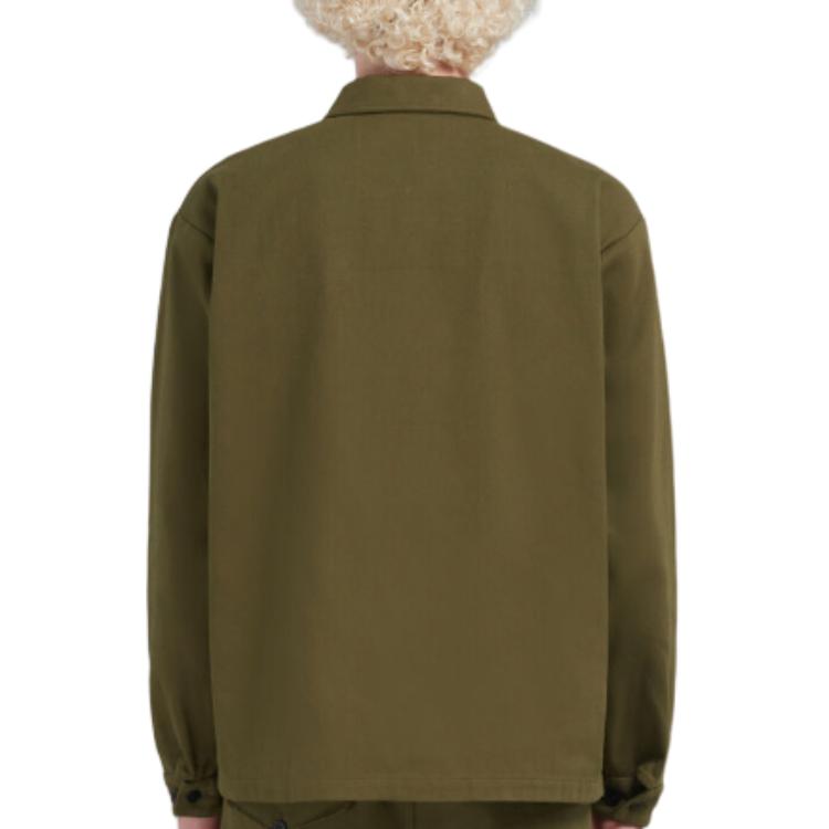 Shop マルニ グリーン ジップアップジャケット 胸ポケット付き 襟デザイン CUMU0297AX-UTC310-00V67