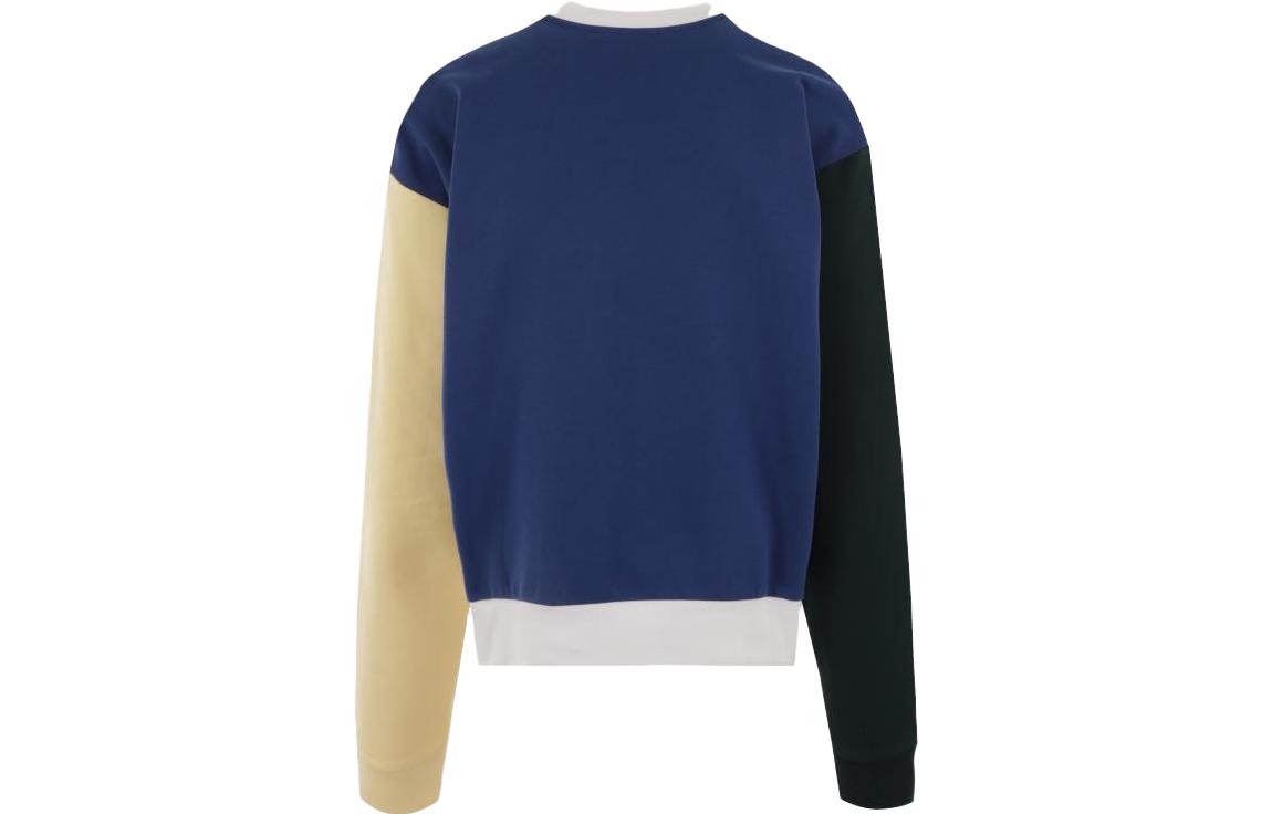 Lookbook MARNI 拼色長袖藍色印花LOGO衛衣 FUMU0074QP-USCV48-PLX99