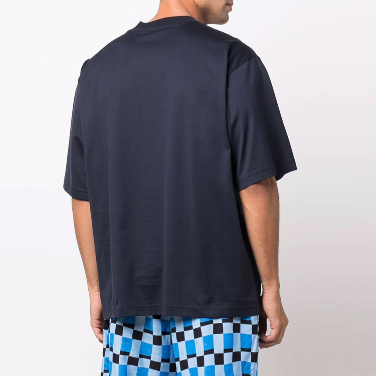 Shop マルニ ロゴプリント クルーネック 半袖 Tシャツ HUMU0223P1-USCS87-LOB99