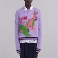 Lookbook MARNI 農曆新年兔年提花針織毛衣 SS23 限量版 GCMG0298Q0-UFU158-00C05